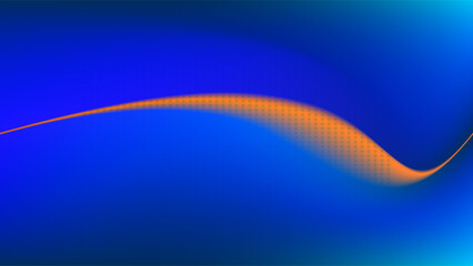 Obraz premium ABSTRACT BLURRED BACKGROUND ELEGANT GRADIENT MESH BLUE ORANGE SMOOTH COLOR DESIGN VECTOR TEMPLATE GOOD FOR MODERN WEBSITE, WALLPAPER, COVER DESIGN 