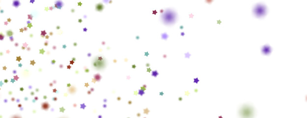 The stars background with sparkle lights confetti falling is a magical sight,