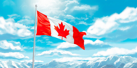 Canada Day, the flag of Canada