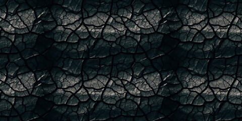 Black background image texture with cracks