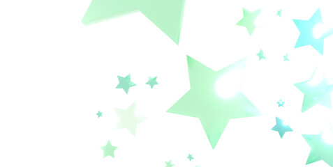 Obraz premium Silver stars of confetti. - png transparent
