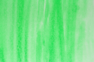 green watercolor background. hand painted by brush