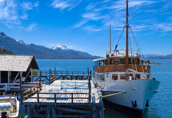 Argentina, Patagonia, Bariloche Island Isla Victoria and Arrayanes forest scenic landscapes.