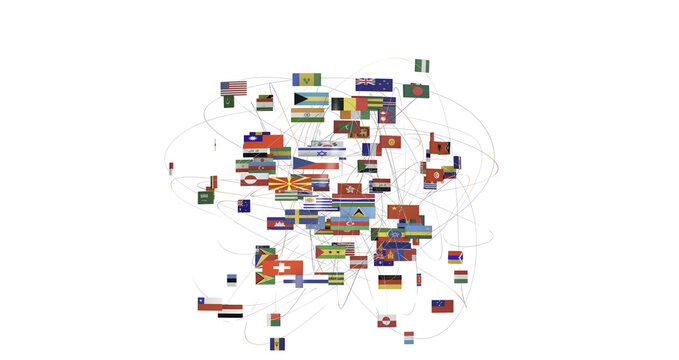 International world flag - PNG transparent