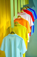 Obraz premium clothes at a rack