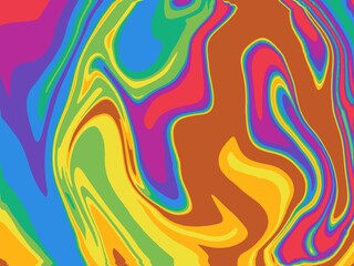 Obraz premium Abstract liquid colorful texture background 