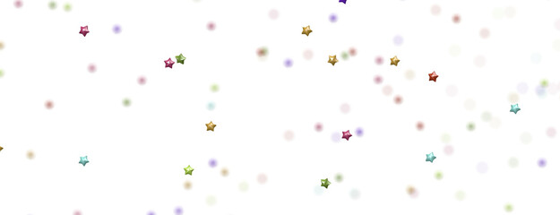 colorful XMAS Stars - A whirlwind of golden snowflakes and stars. New png transparent