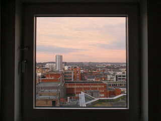 Fototapeta na wymiar City view of Redding, UK