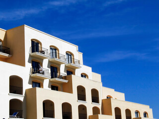Modern apartments in the Mediterranean island of Malta
