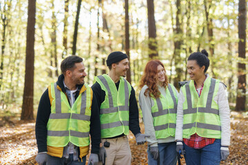 Social movement volunteering group togetherness happy nature 