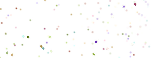 colorful XMAS Stars - A whirlwind of golden snowflakes and stars. New