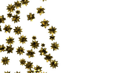 stars background, sparkle lights confetti falling. magic shining Flying christmas stars on night  (PNG transparent)
