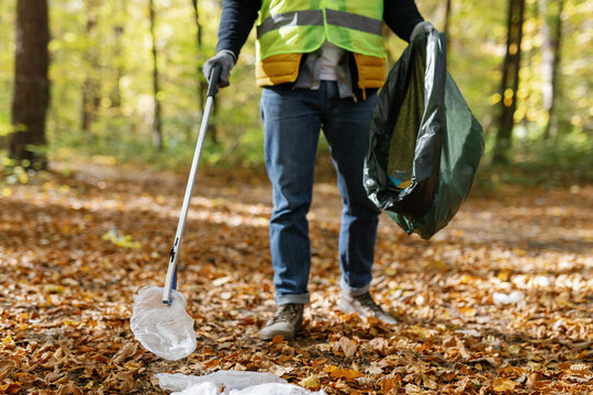 unrecognizable volunteer forest
pollution help plastic 