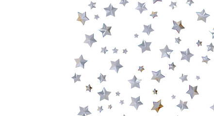 Fototapeta premium XMAS A gray whirlwind of golden snowflakes and stars. New - PNG transparent