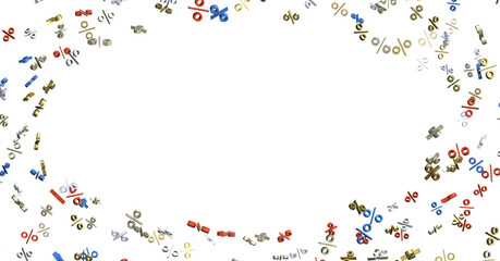 Blurred sale background. - PNG transparent