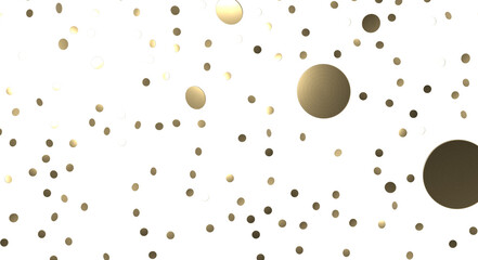 Glittering confetti on a transparent background. Holiday, birthday and Christmas decoration - PNG transparent