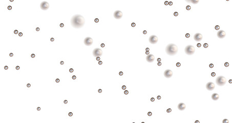 Abstract connected dots and lines. Concept of AI technology, Motion of digital data flow.