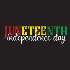 Juneteenth independence day svg design