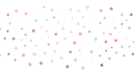 colorful  whirlwind of golden snowflakes and stars. New