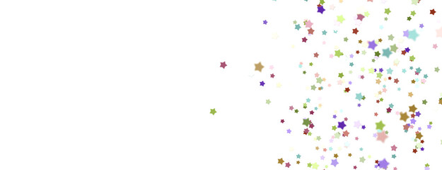 colorful stars. Confetti celebration, Falling golden abstract decoration for party, birthday celebrate,