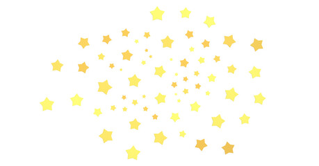 XMAS stars background, sparkle lights confetti falling. magic shining Flying christmas stars on night  (PNG transparent)