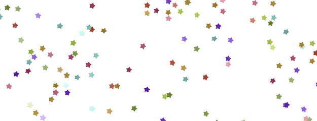 XMAS A colored whirlwind of snowflakes and stars. New