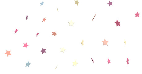 colorful XMAS Stars - Glossy 3D Christmas star icon. Design element for holidays. -