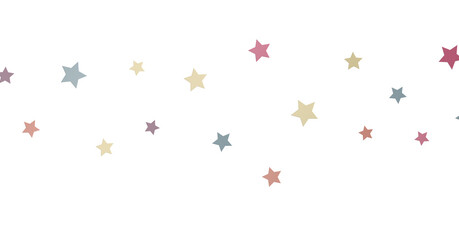 The stars background with sparkle lights confetti falling is a magical sight,