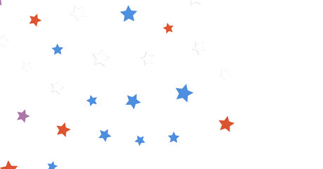 The stars background with sparkle lights confetti falling is a magical sight,