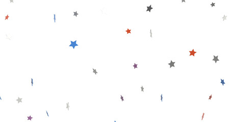 Obraz premium colorful whirlwind of golden snowflakes and stars. New png transparent