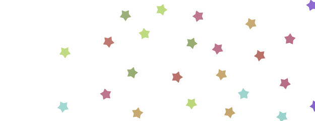 colorful abstract modern 3d stars - png transparent