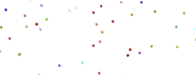 The XMAS stars are a colorful addition to any festive decoration, with a stars background that features sparkle lights confetti falling.