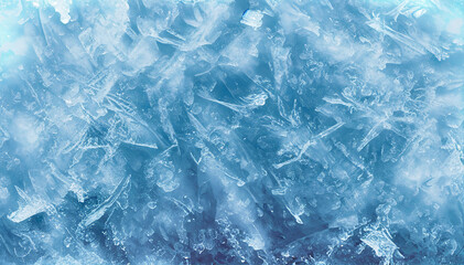 Obraz premium Ice texture, Ice background, Winter texture background, Grunge texture, Generative AI
