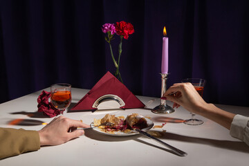 Sweet dinner dessert