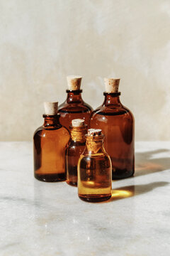 smoked glass bottles 