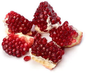 pomegranate isolated on white background