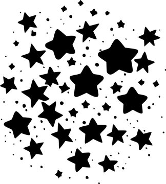 Stars - High Quality Vector Logo - Vector illustration ideal for T-shirt graphic