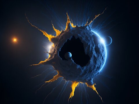 solar system imploding gravity hole