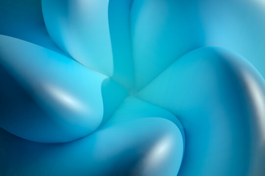Abstract background of smooth shapes