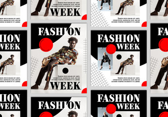 Fashion Social Media Banners Layout Collection