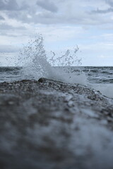 Ocean's Embrace: Capturing the Majestic Wave Splash