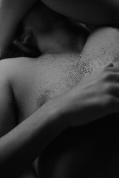 Nude male torso