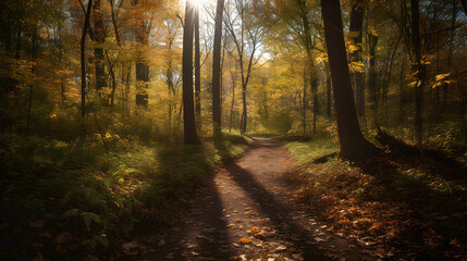 Fototapeta premium Path in the woods