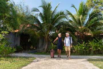 Traveling At Retirement Concept