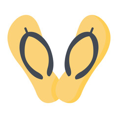 Slippers Flat Icon