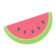 Watermelon Flat Icon