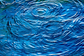 Bluish Ripple Effect water Background. AI generative