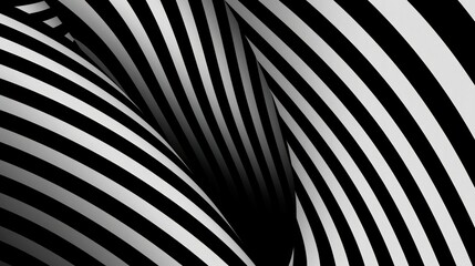 abstract black and white background illustration. Generative AI