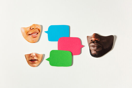 Colorful communication concept