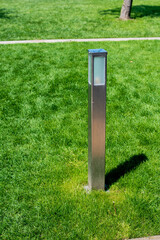 light at the garden. This is a modern garden lamp.